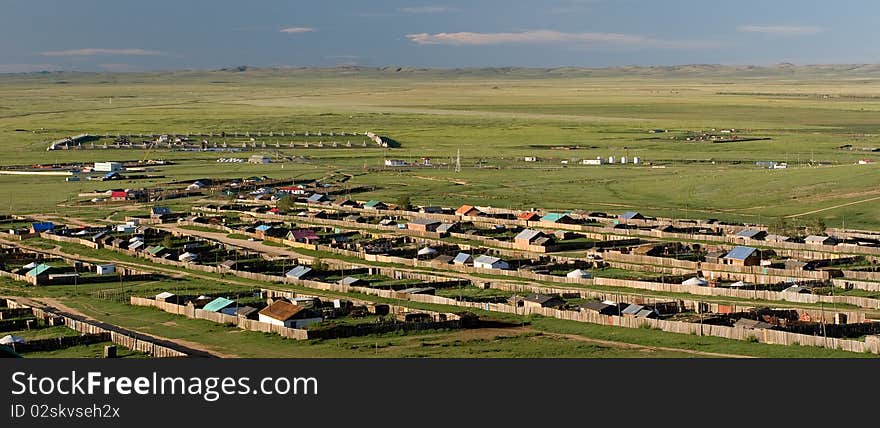 Charchorin city in Mongolia. It's famous for the oldest monastery in the country.