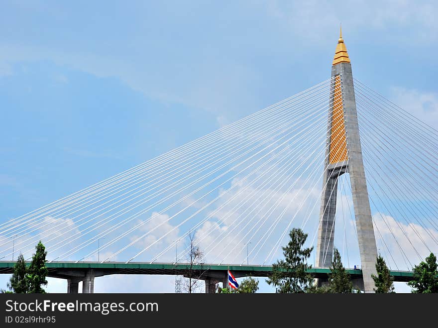 The Pillar Of The Suspension Bridge