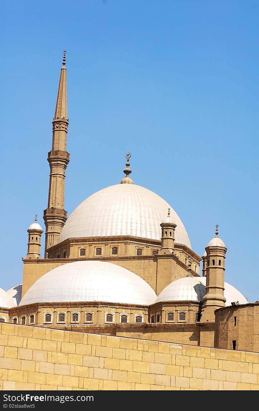 A famous islamic mosque in Cairo, Egypt