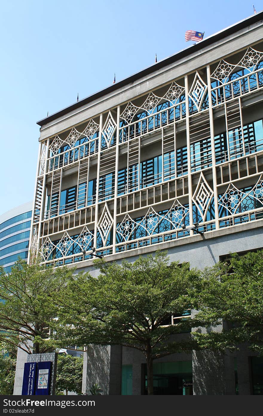 A modern office building which houses several public and private agencies and establishments in Putrajaya, Malaysia. A modern office building which houses several public and private agencies and establishments in Putrajaya, Malaysia.