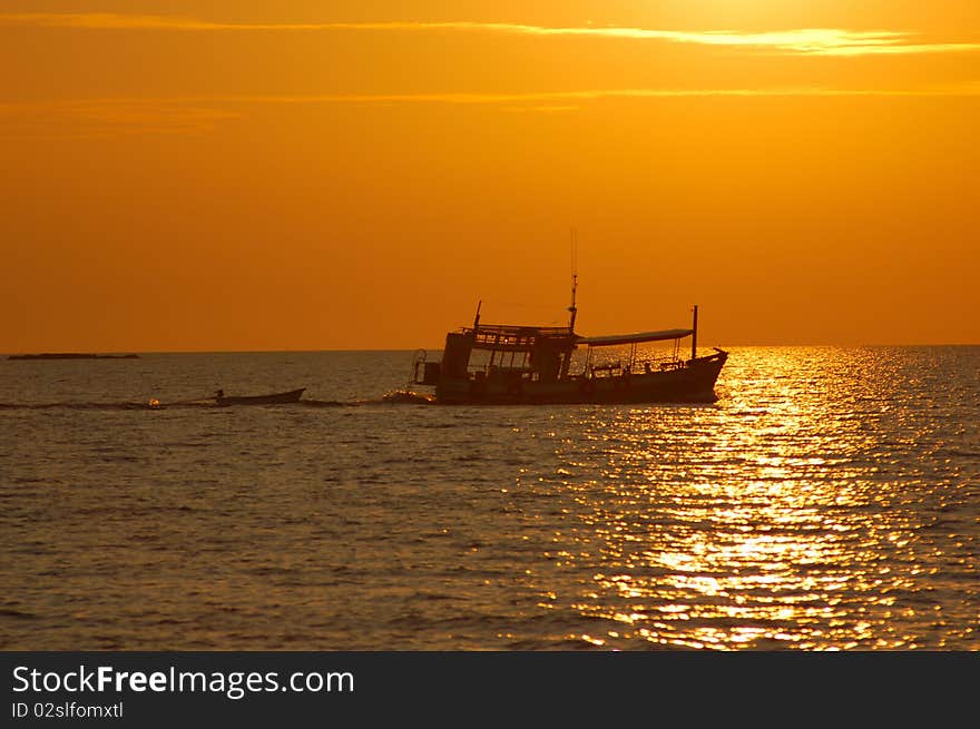 Boat  in Koh Chang