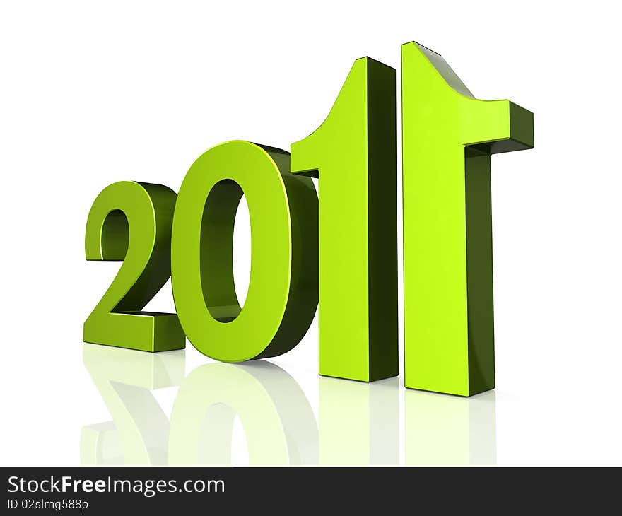 This is a hi-resolution rendering created in Autodesk Maya giving the idea that the 11 (the new year) is going to be prosperous. Arrow pointing up. This is a hi-resolution rendering created in Autodesk Maya giving the idea that the 11 (the new year) is going to be prosperous. Arrow pointing up.