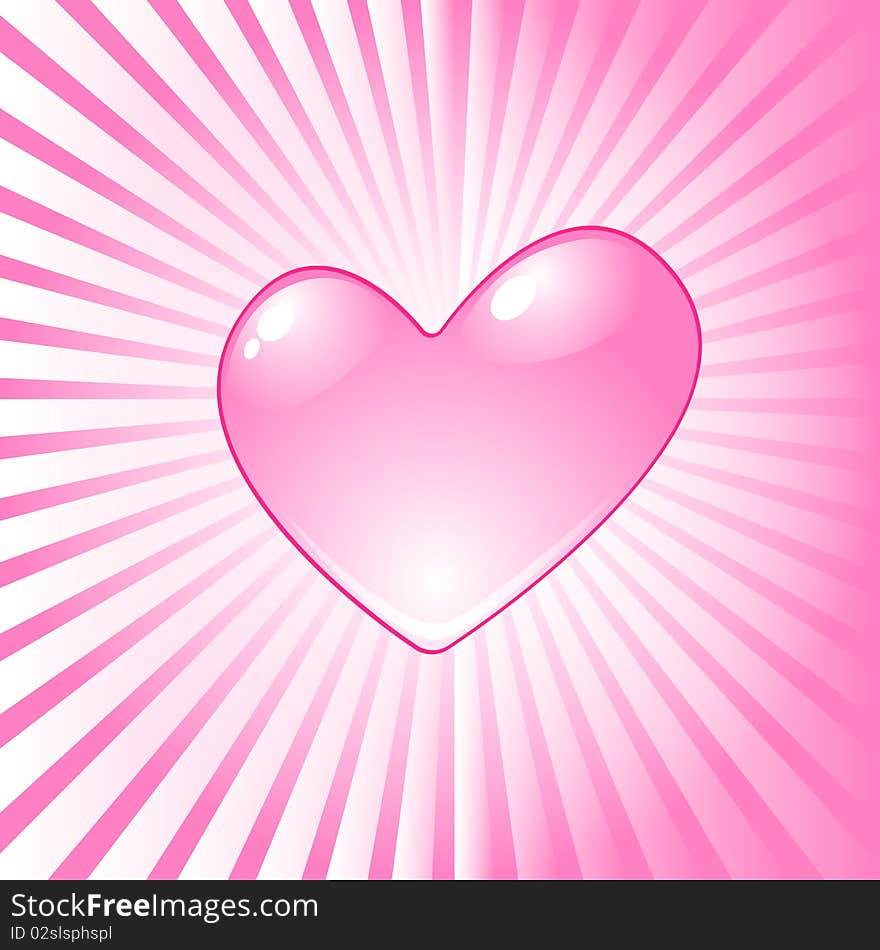 Pink heart