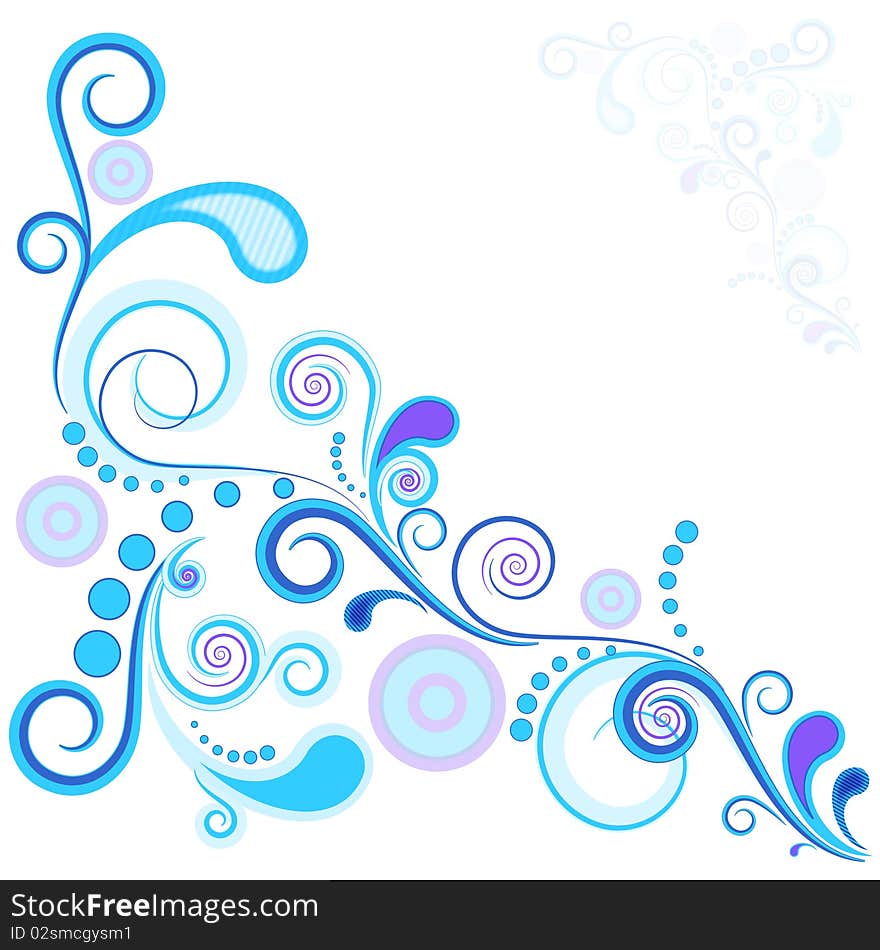 Spiral  background with stylized decorative swirls. EPS10. Spiral  background with stylized decorative swirls. EPS10