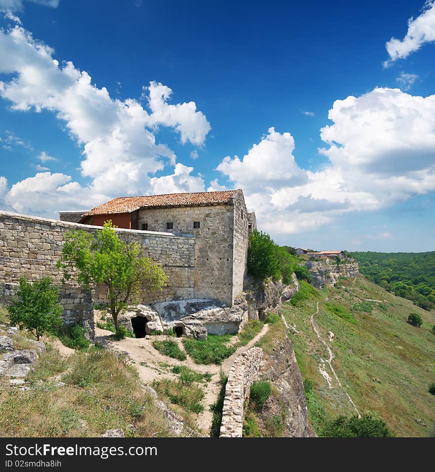 House in mountain.