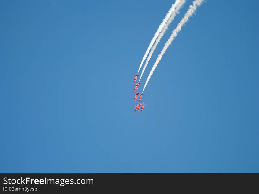 Red Arrows Formation