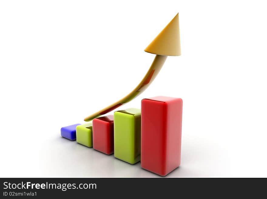 3d multi use business graph