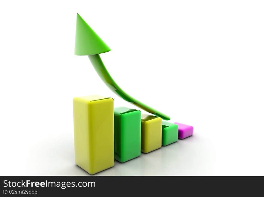 3d multi use business graph