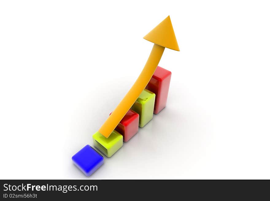 3d multi use business graph