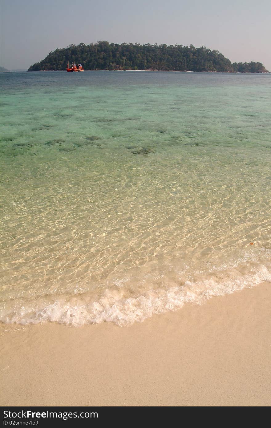 the Beautiful  sea at Koh Kai in Tarutao Marine National park , Southern of Thailand. the Beautiful  sea at Koh Kai in Tarutao Marine National park , Southern of Thailand