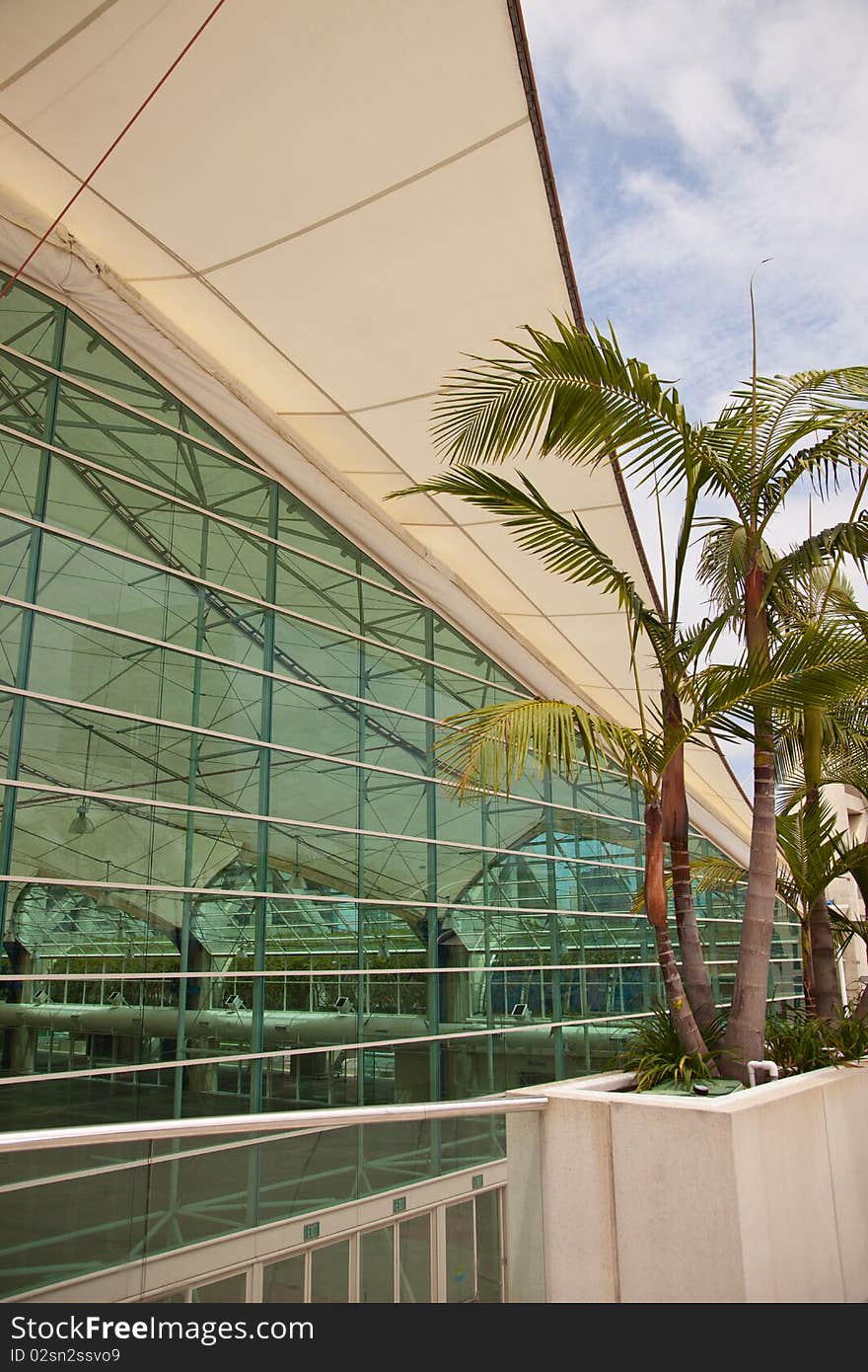 San Diego Convention Center Building Architectural Abstract. San Diego Convention Center Building Architectural Abstract.