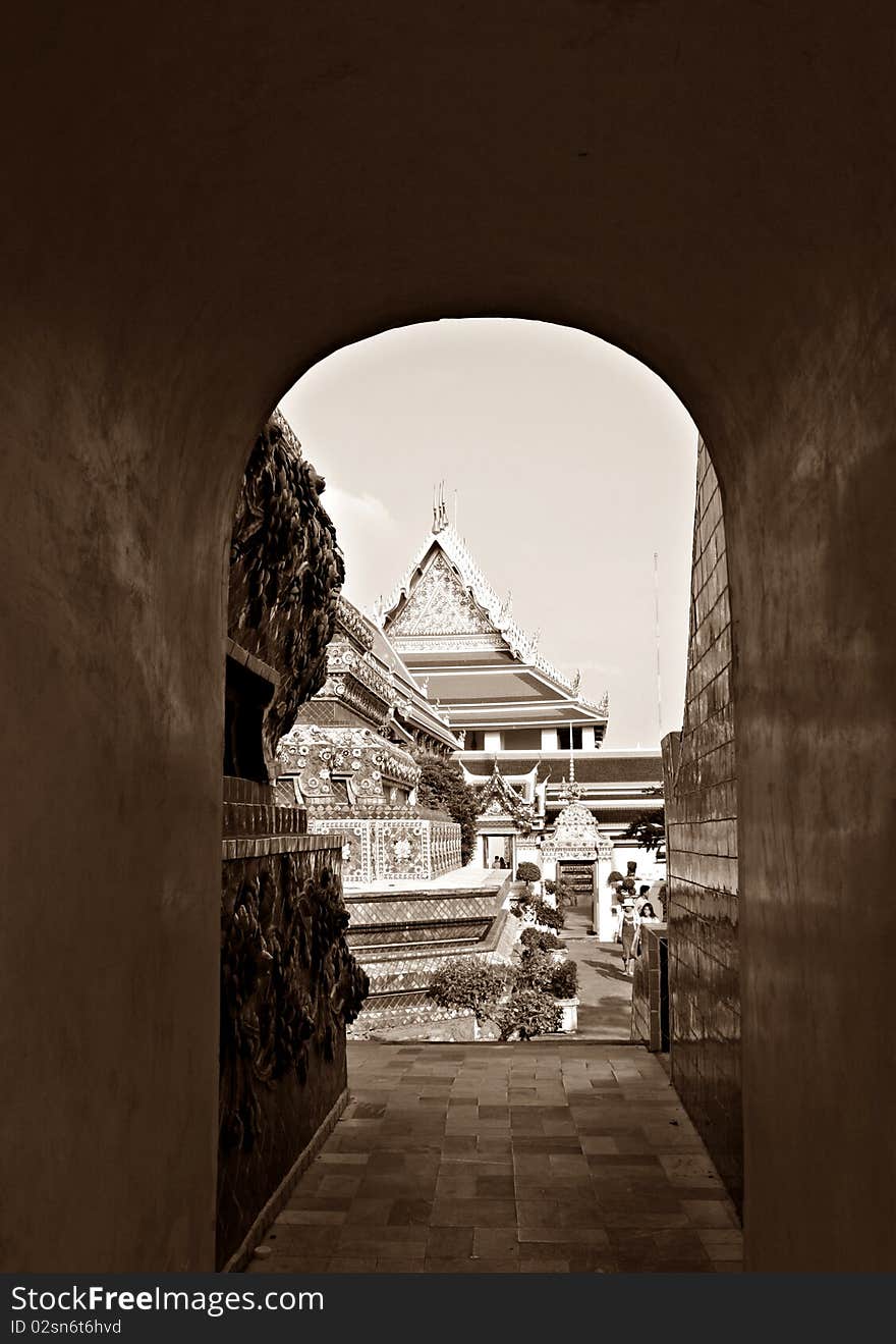 The Thai Temple in Bangkok