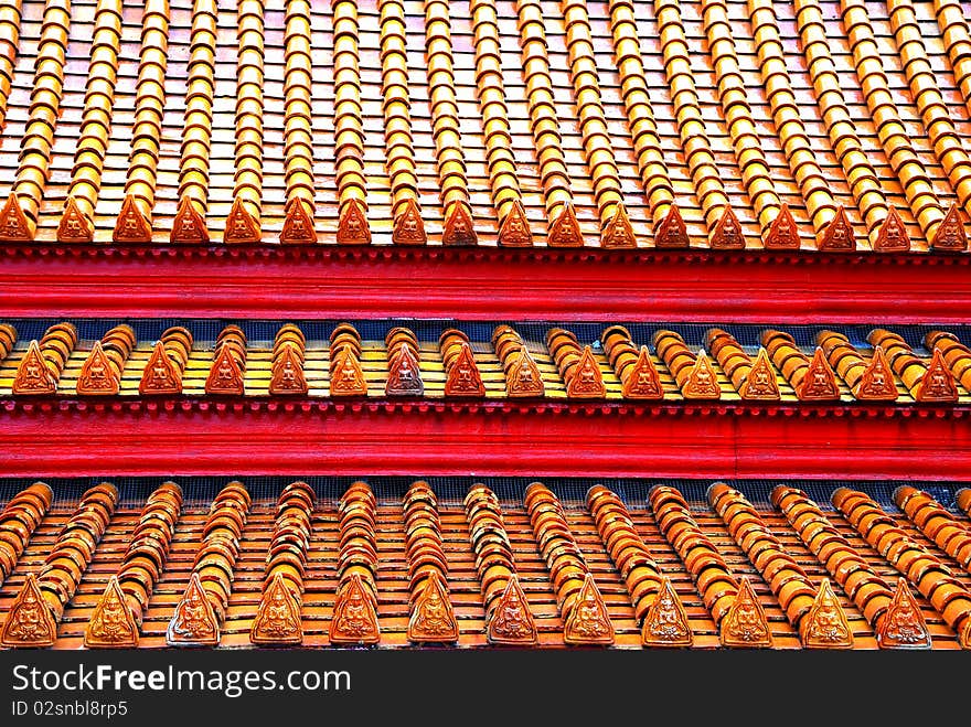 Roof Of Marble Temple