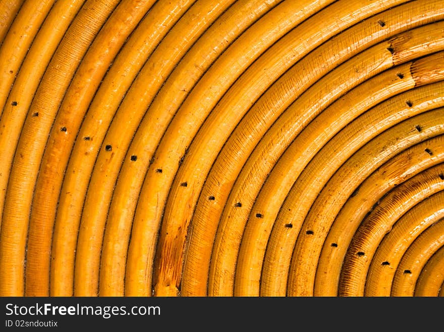 Round weaving from rattan,possible use to background