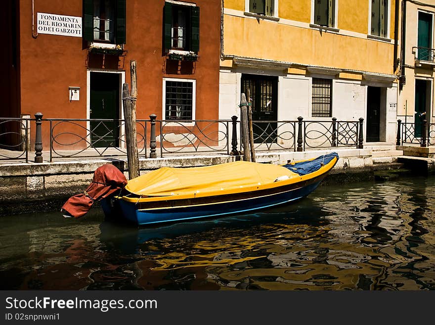 Boat in a Canal