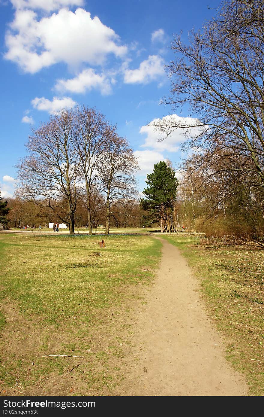 Tiergarten center city park, Berlin, Germany.