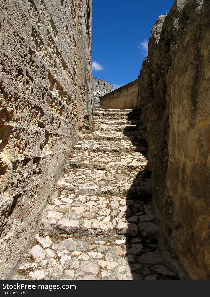 Matera stairs