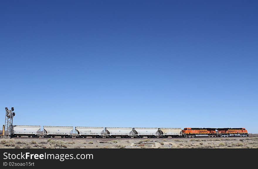 Freight Train In The C Ountryside