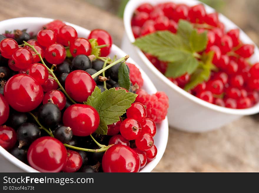 Mixed summer berries