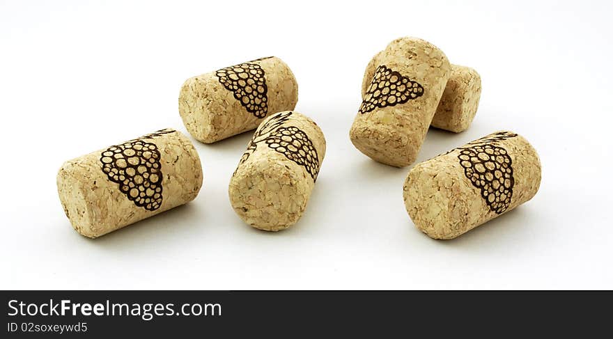 Decorative wine corks