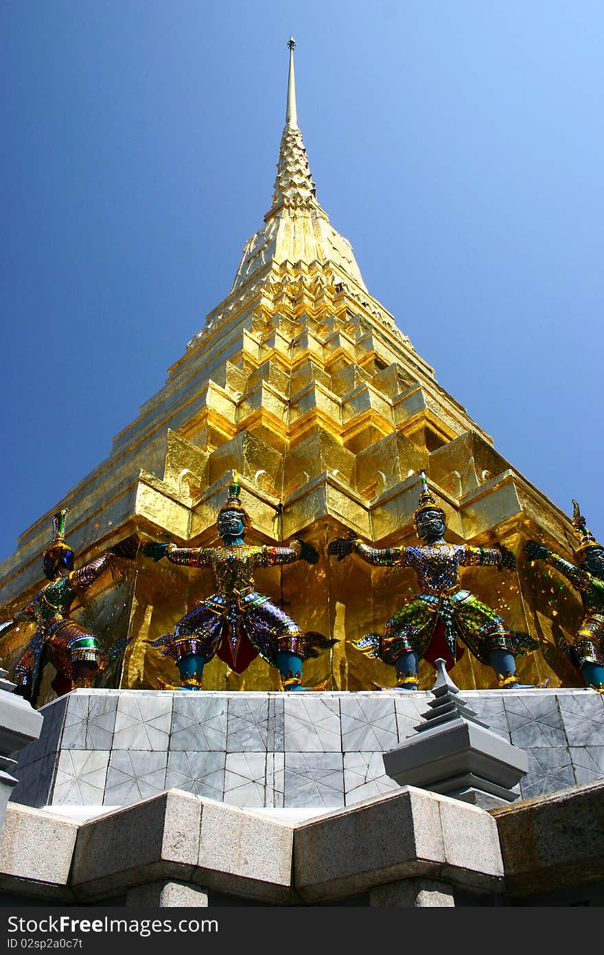 Thai Pagoda at Bangkok, Thailand