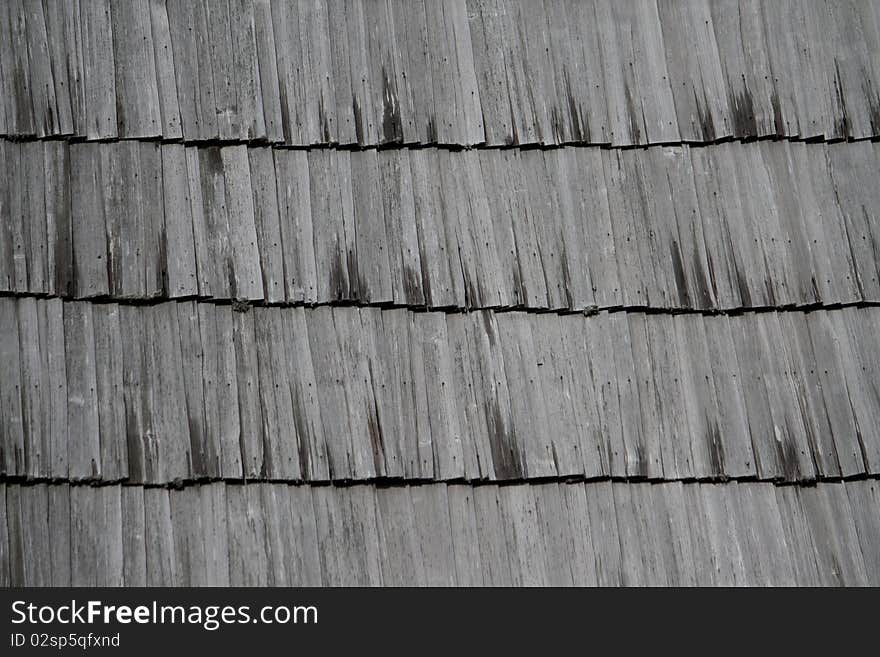 Wooden roof