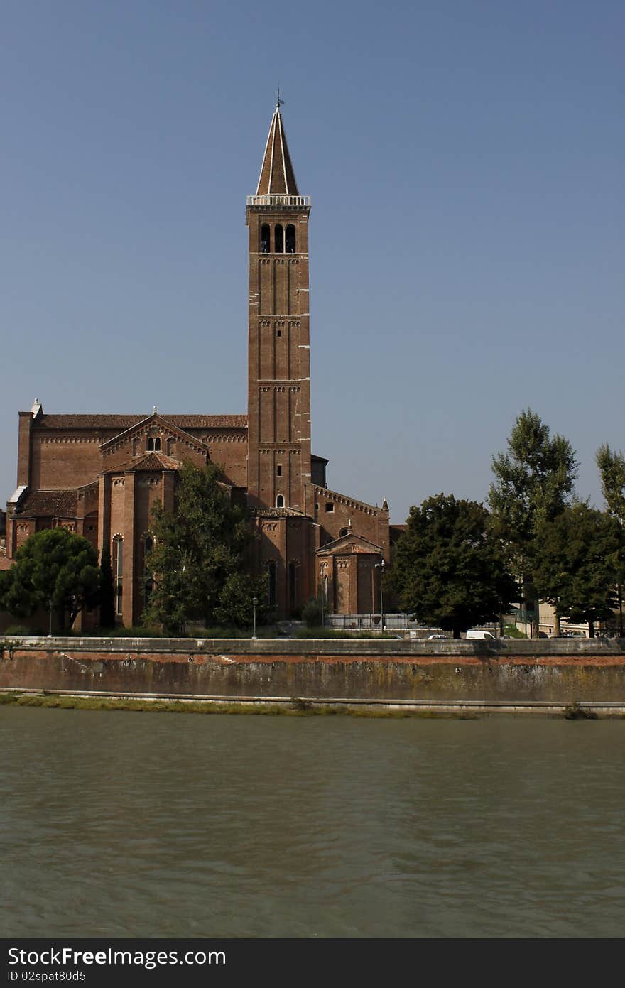 Old church in Verona, Italy