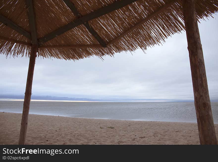 Straw shed