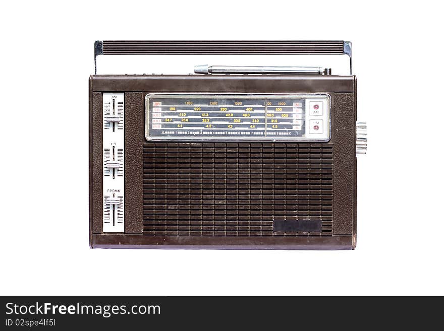 Retro radio brown