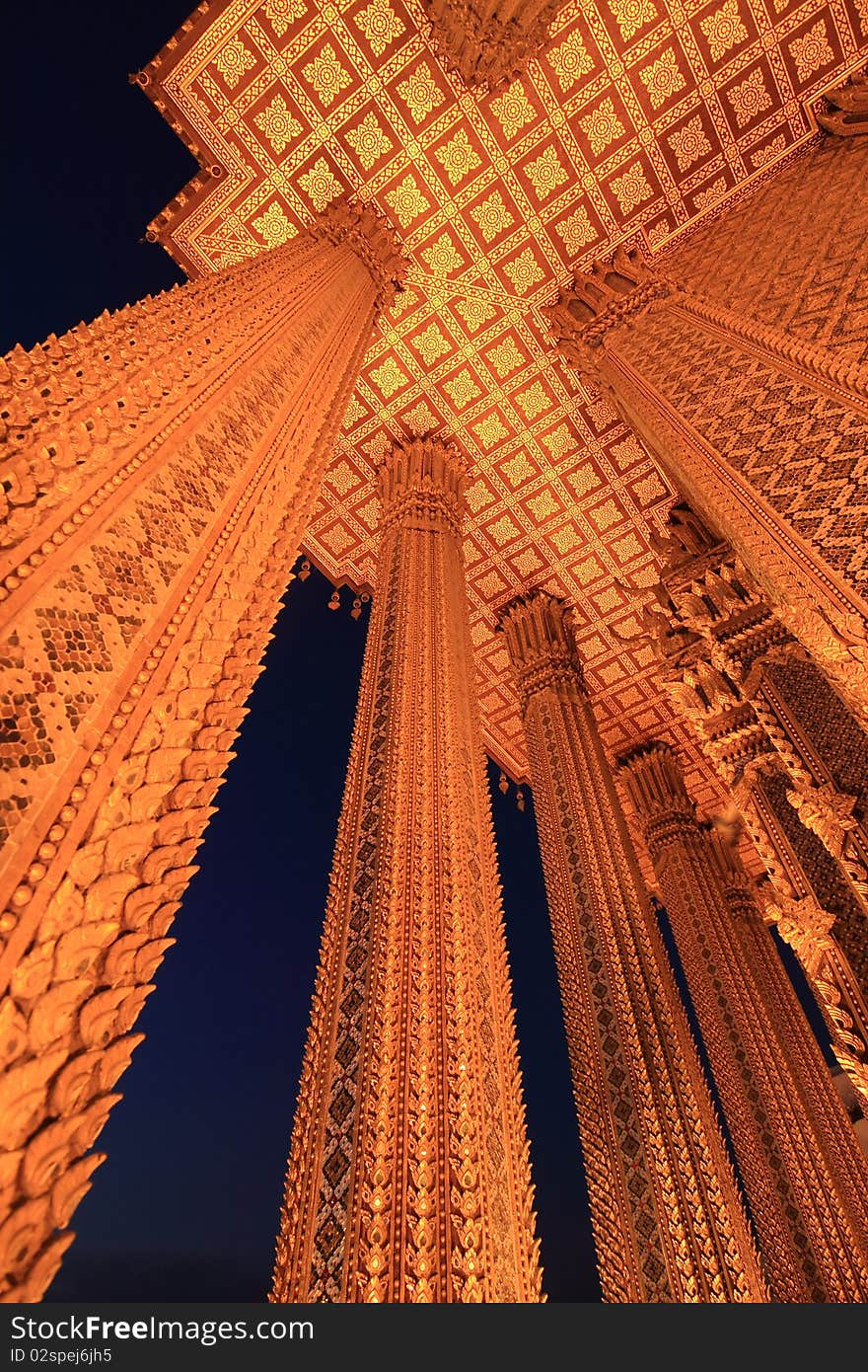 Golden Temple At Night