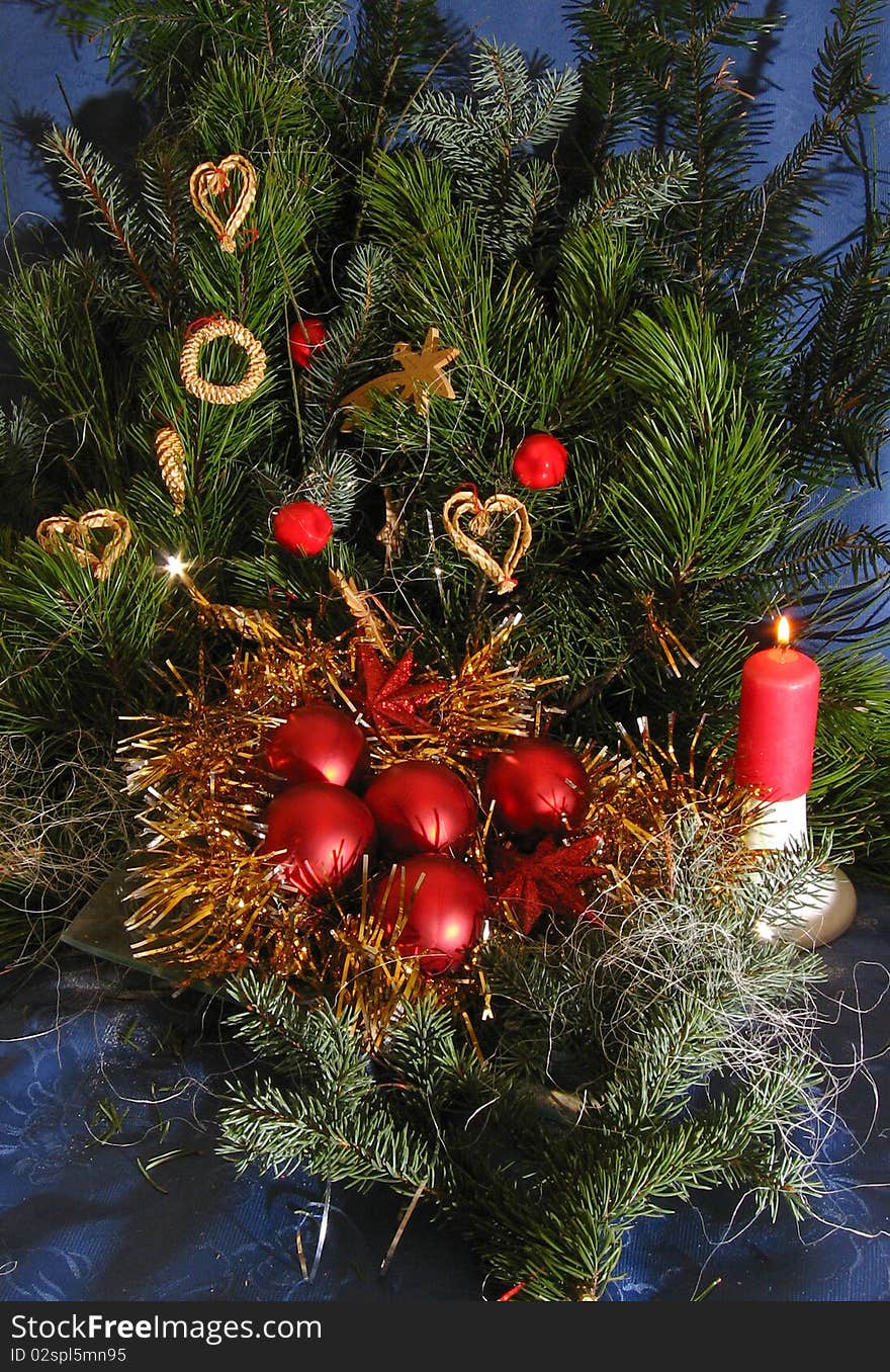 A photo of christmas decoration