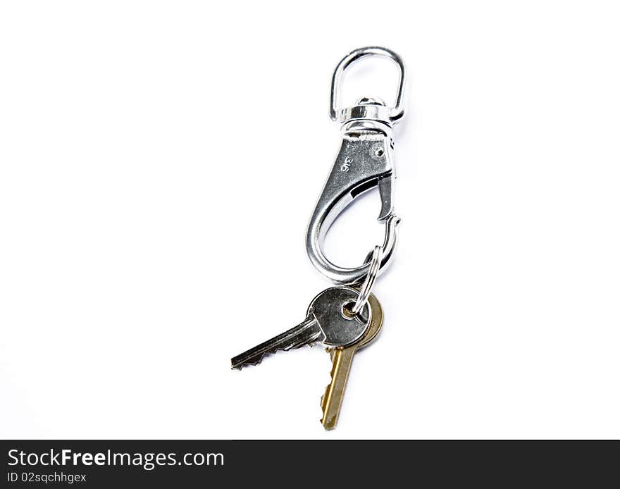 Keys on key chain