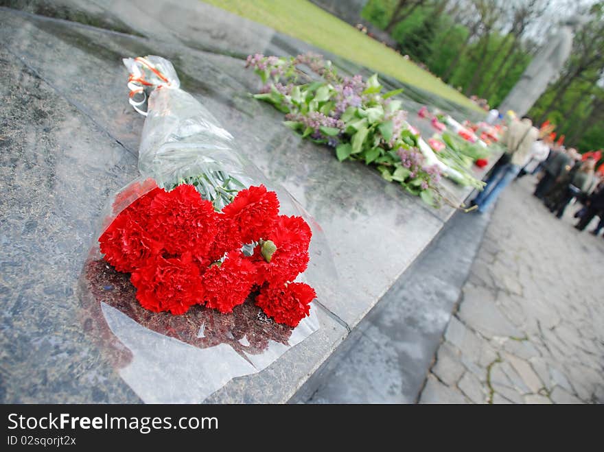 Carnations in memory