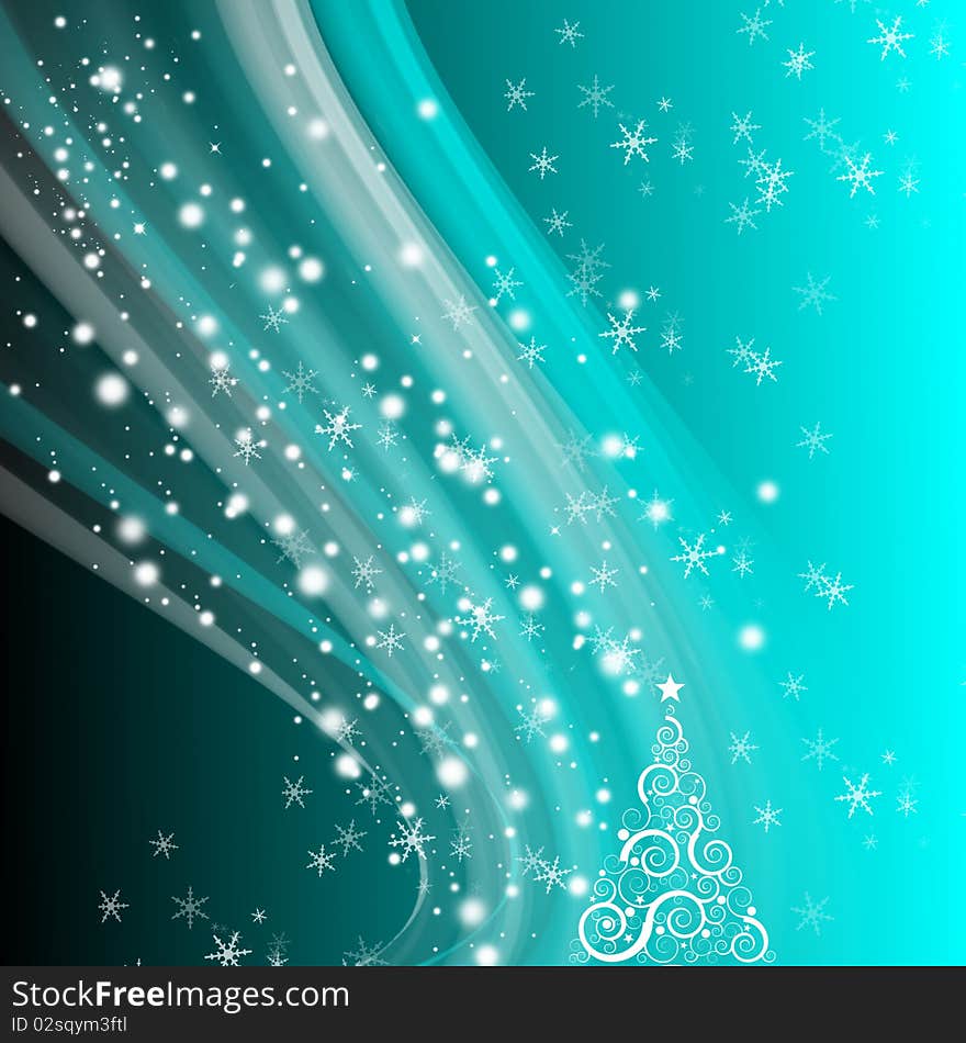 Beautiful background Christmas (New Year) . grunge christmas card