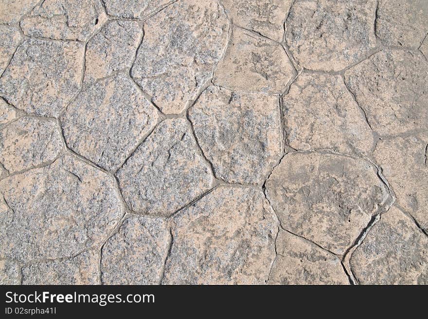 The detail of stone texture