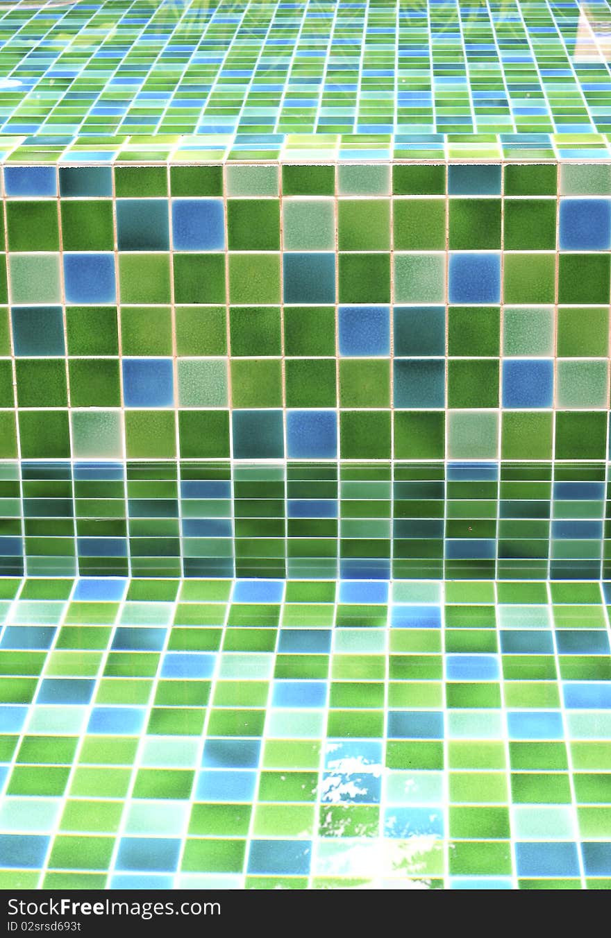 Glass Mosaic Texture Background