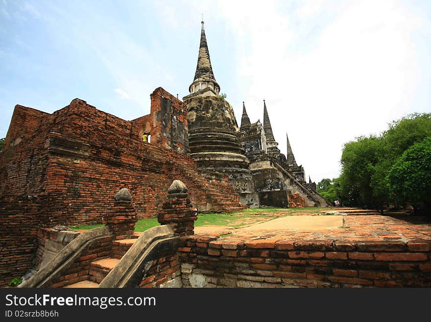 Thailand's former capital,ayutthaya in Thailand. Thailand's former capital,ayutthaya in Thailand