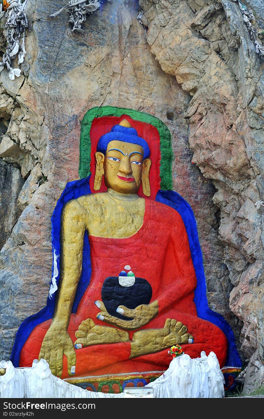 Lhasa, Tibet's Buddha sculpture. Lhasa, Tibet's Buddha sculpture.