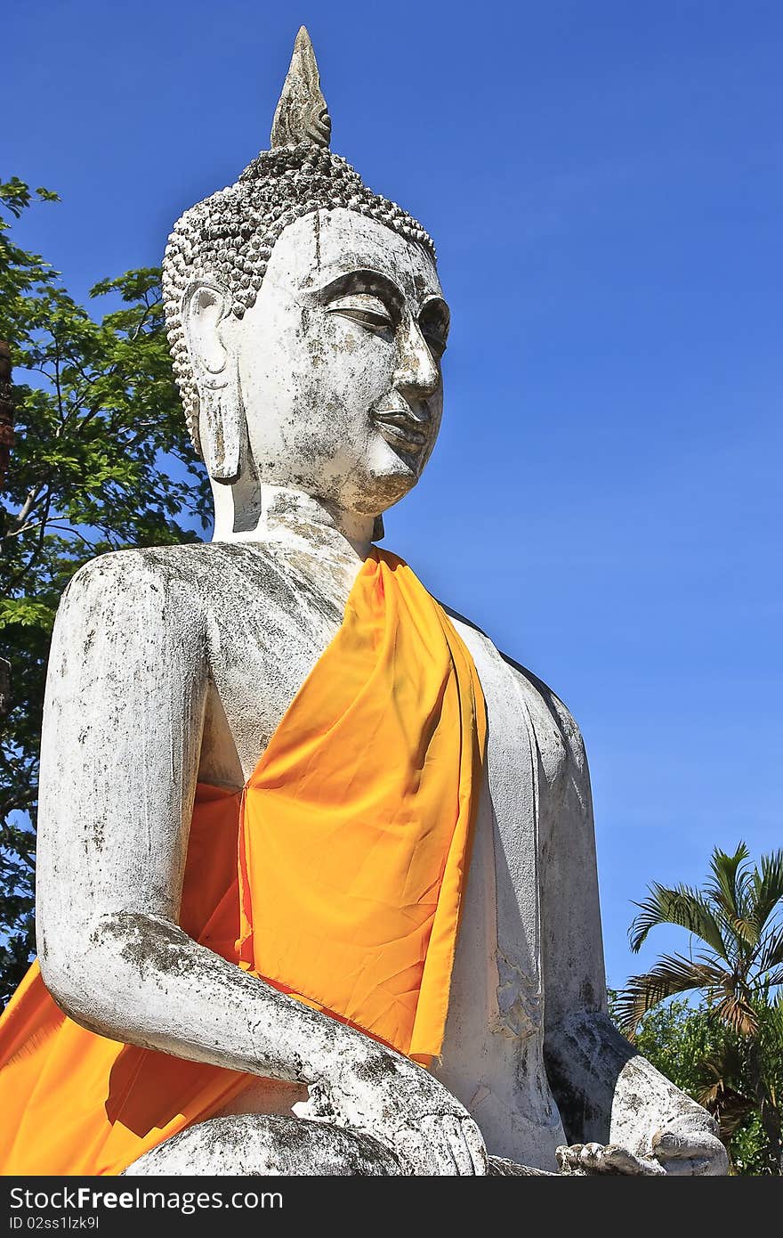 Buddha image in thai temple