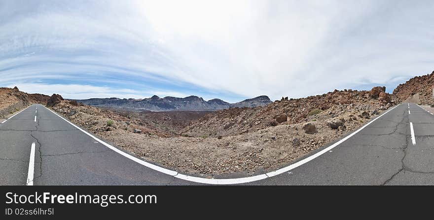 San Jose mines located near Teide Mount, Tenerife Island