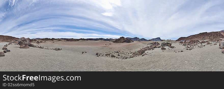 San Jose mines located near Teide Mount, Tenerife Island