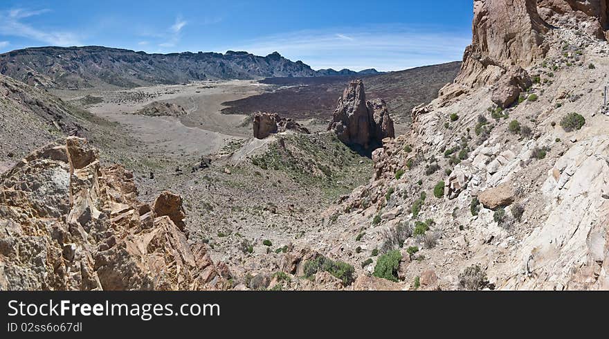 Las Canadas del Teide Valley. Las Canadas del Teide Valley