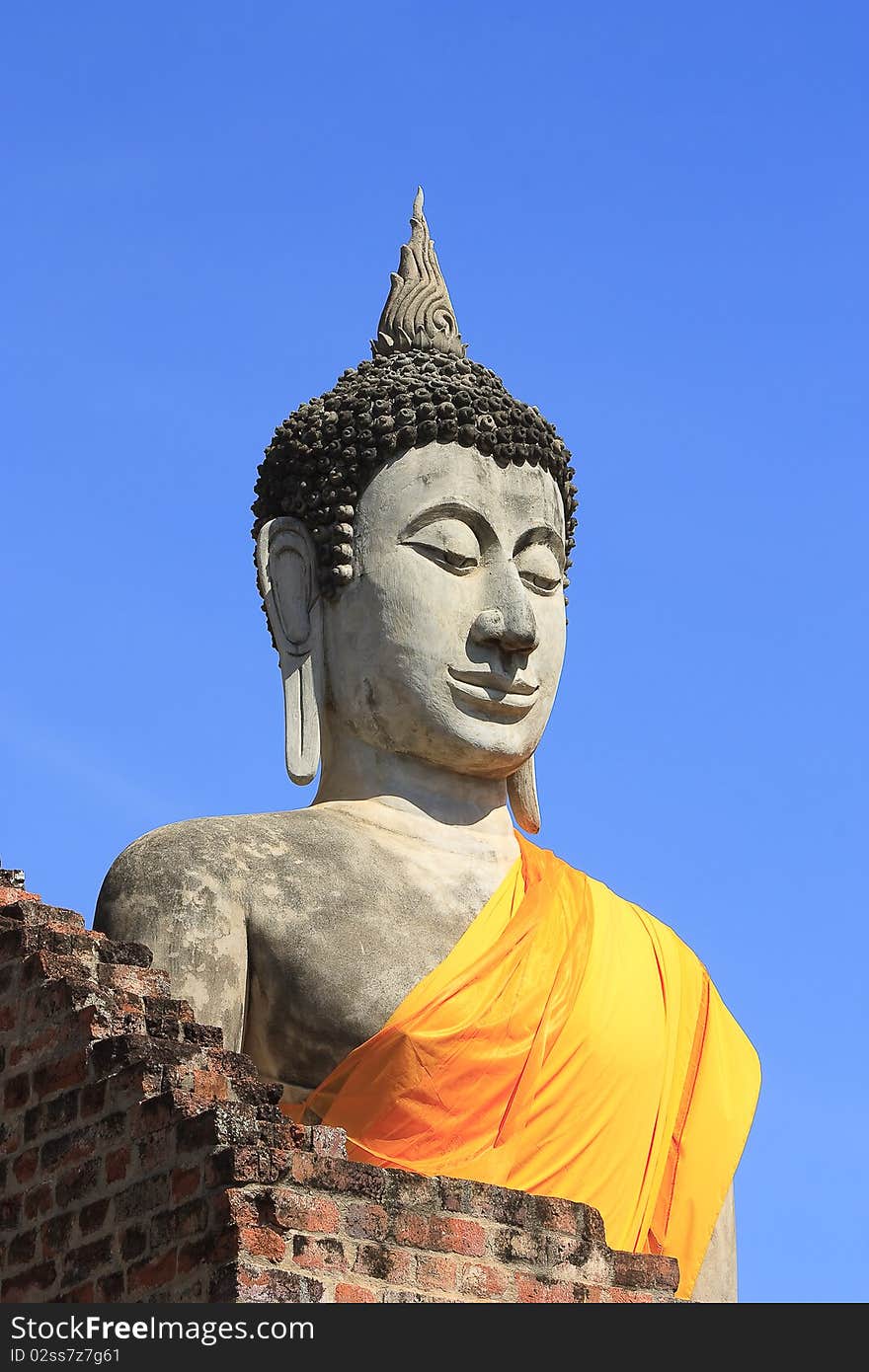 Buddha image in thai temple