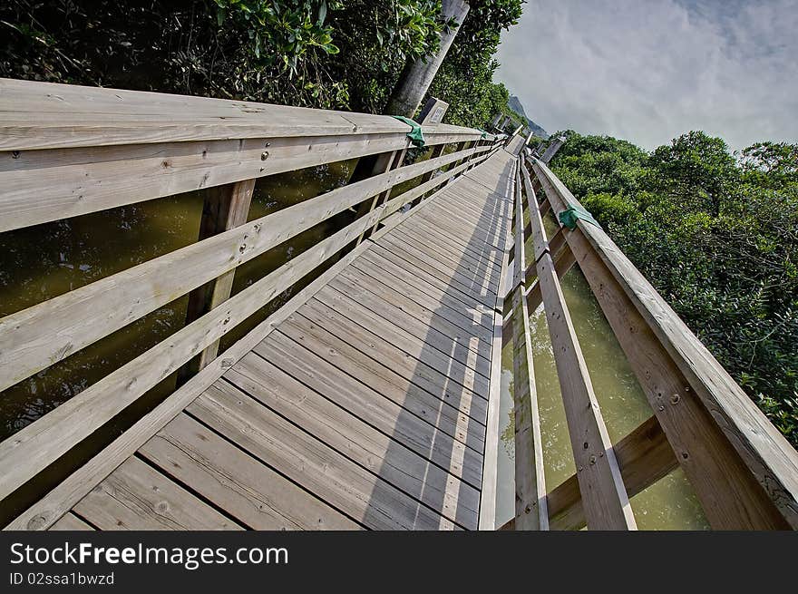 A Slient and the nature scene of Wetland Park in HK. A Slient and the nature scene of Wetland Park in HK.