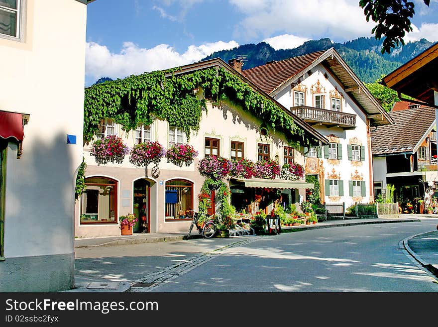 Mountain village in Bavaria