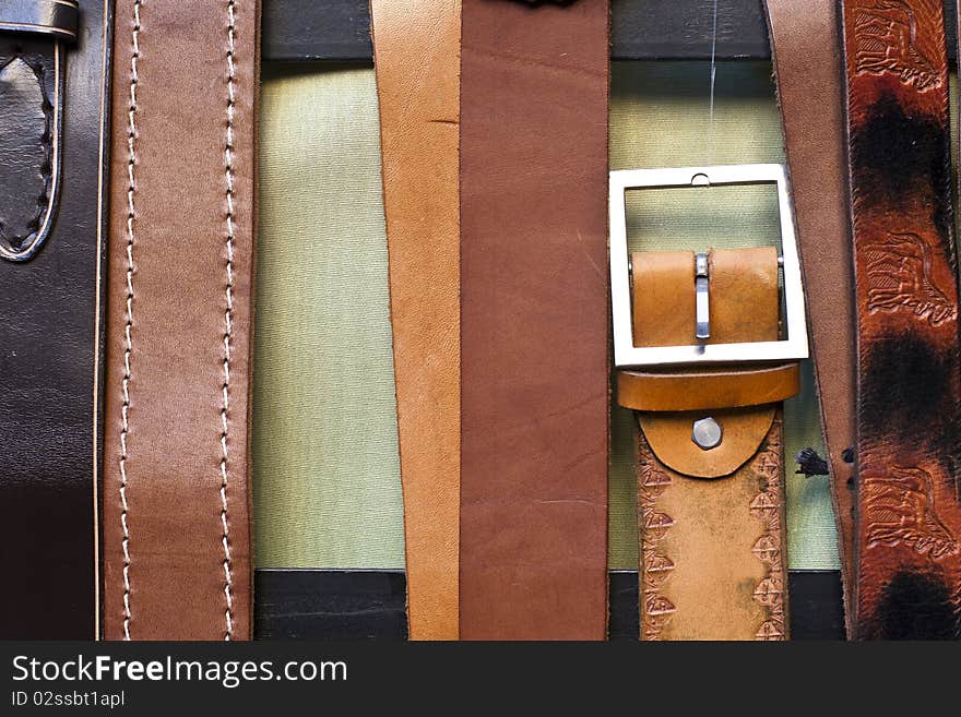 Leather belts