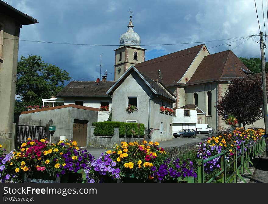 Little quiet french village.