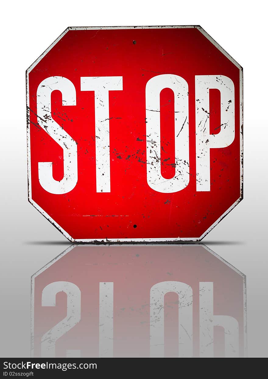 Old Stop Sign