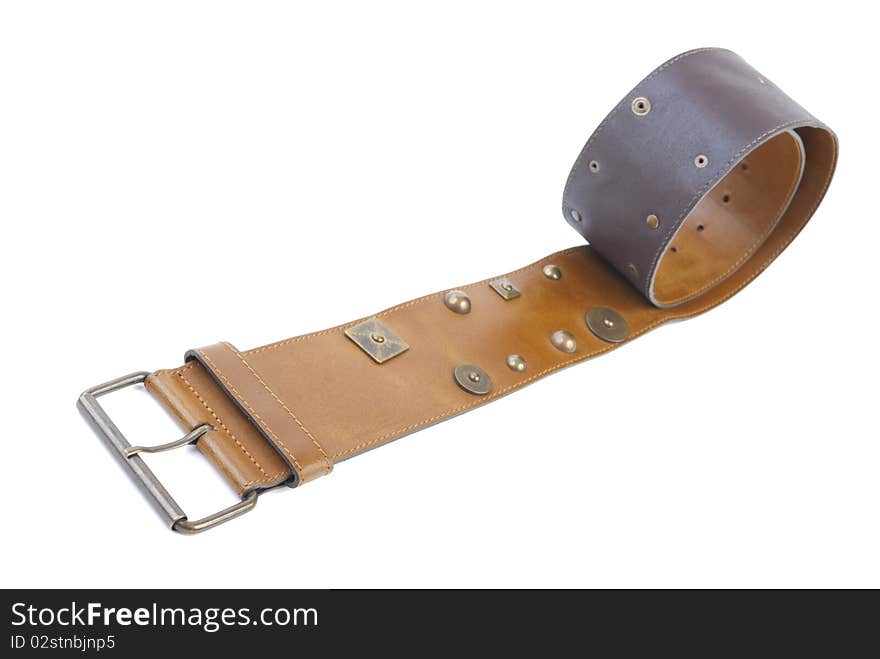 Leather belt | Isolated