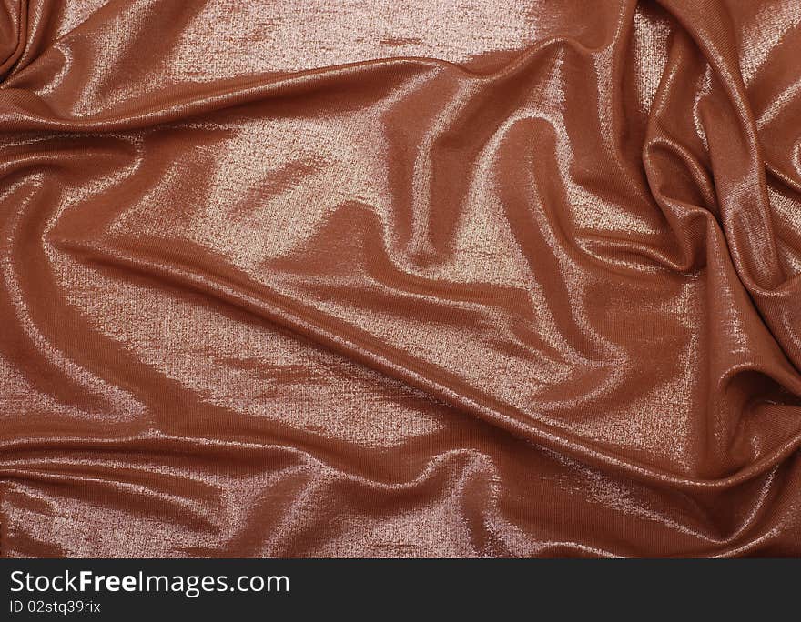 Golden Folded Textile Background